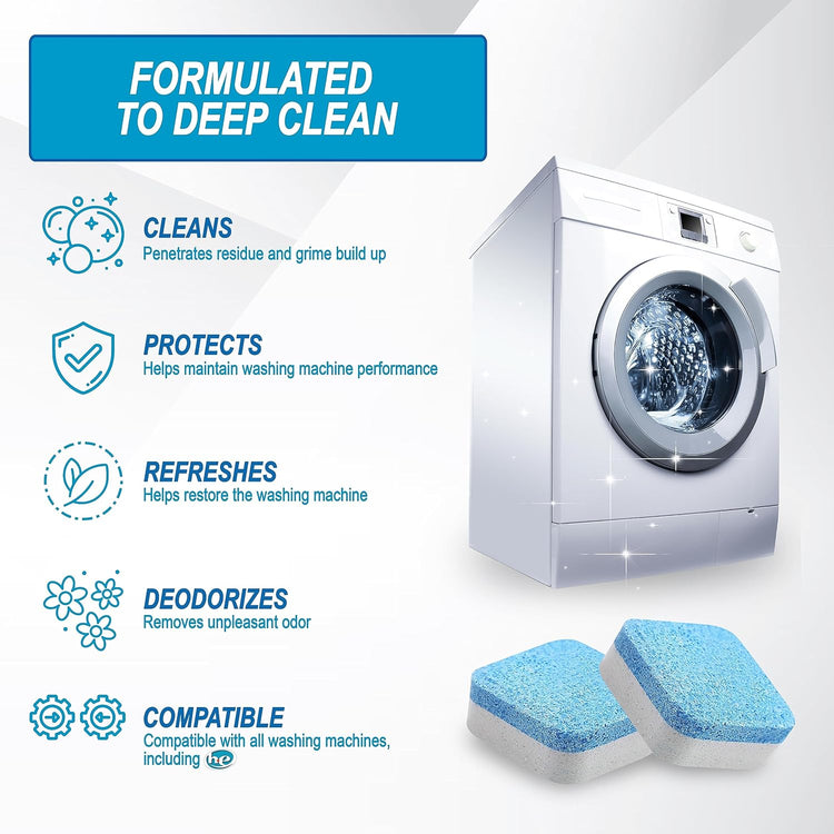 How to deep clean washing machine online