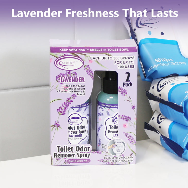 Toilet Odor Remover Spray, Lavender