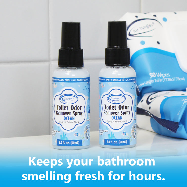 Toilet Odor Remover Spray, Ocean