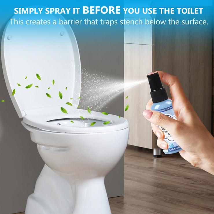 Toilet Odor Remover Spray, Ocean