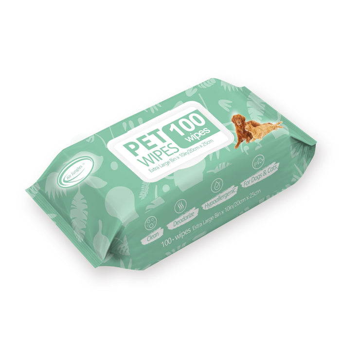 3in1 Pet Wipes 100ct, Extra Large, 8in x 10in